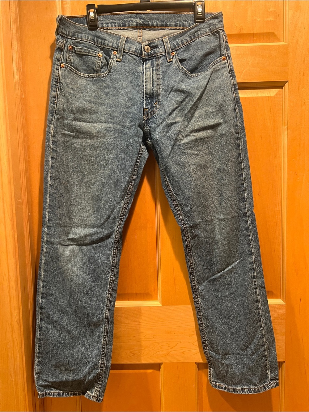 Levi's 559 Men’s Relaxed Straight Stretch Blue Jeans 32x29 1/2 Tag(W32xL30)